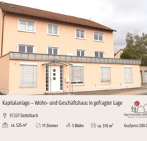 Wohn- und Geschäftshaus mit Entwicklungschance in Dettelbach