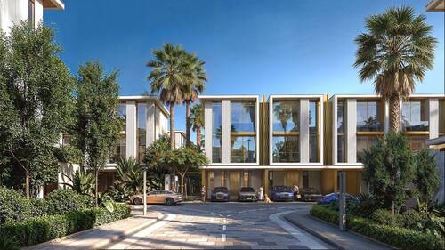 Tilal Binghatti_Dunes and Oasis_4 BR Villa and 5 BR Premium and Grand Villa_Front - 6 Zimmer Doppelhaushälfte in Dubai
