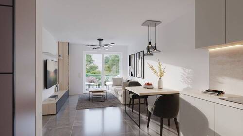Esszimmer - NIederwerrn 2 Zimmer Wohnung WEH 5