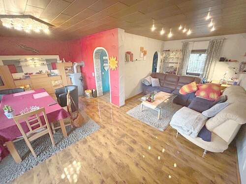Wohn- und Essbereich - 3 Zimmer Einfamilienhaus in Ollmuth