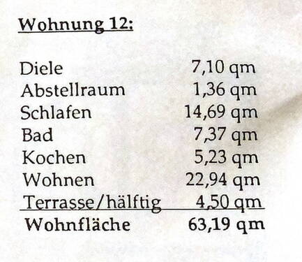Wohnfläche - 