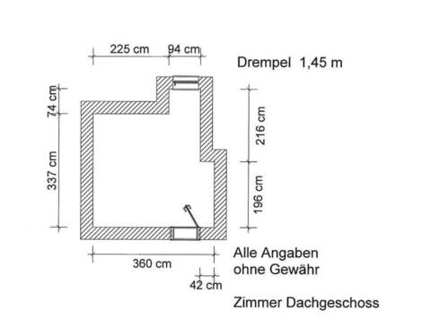 Zimmer Dachboden - 