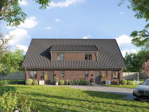 Frontansicht - 6 Zimmer Doppelhaushälfte in Scharbeutz