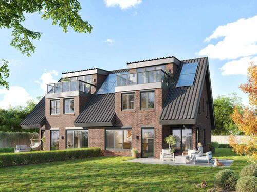 Gartenansicht - Doppelhaushälfte mit 144,80 m&sup2; in Scharbeutz zum Kaufen
