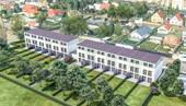 Luftaufnahme - Muster - modernes Familienwohnen mit eigenem Garten ab Mai 2026