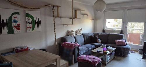 Wohnzimmer - 3 Zimmer Etagenwohnung in Oranienburg