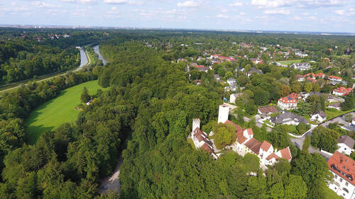 Grünwald Luftbild - Grundstück in Grünwald
