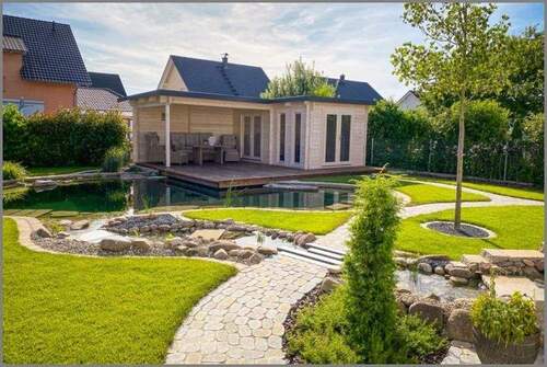 Gartenhaus / Sommer - Einfamilienhaus mit 124,30 m&sup2; in Rheinau-Freistett zum Kaufen