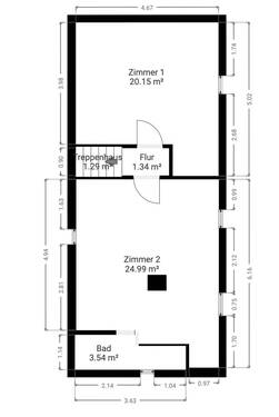 Haupthaus Dachgeschoss - 