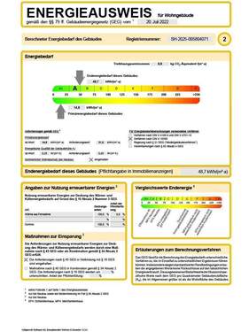 Energieausweis - 