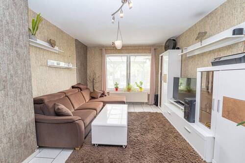 Wohnzimmer - Reihenmittelhaus mit 66,00 m&sup2; in Himmelpforten zum Kaufen