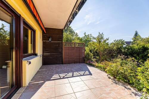 Terrasse - 3 Zimmer Terrassenwohnung zum Kaufen in Cadolzburg / Wachendorf