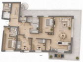 2D Grundriss, nicht maßstäblich - 