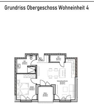 Wohnung 1. OG WE 4 - 2 Zimmer Etagenwohnung zur Miete in Konz