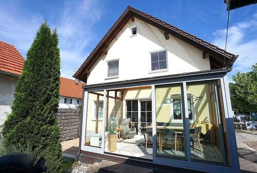 Ansicht West - 4 Zimmer Einfamilienhaus in Obermeitingen