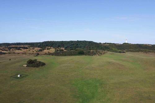 Blick auf den Leuchtturm Dornbusch - 