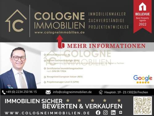 COLOGNE IMMOBILIEN - 3 Zimmer Etagenwohnung zum Kaufen in Köln
