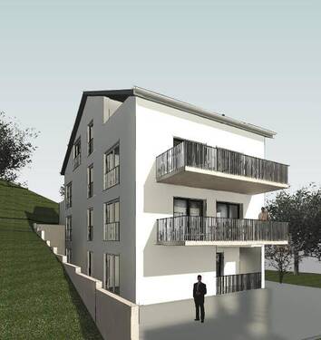 Ansicht Rückseite - 3 Zimmer Etagenwohnung zum Kaufen in Onsdorf