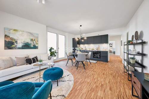 Wohn- und Essbereich (Musterwohnung) - 3 Zimmer Etagenwohnung in Pinneberg