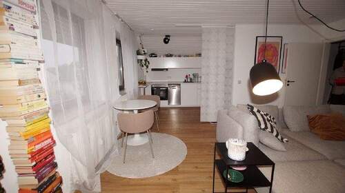 Wohnen-Küche - 2 Zimmer Etagenwohnung zur Miete in Straubing