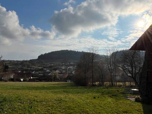 Aussicht (über Grundstück) - Einfamilienhaus mit Potenzial + großes Grundstück mit Baumöglichkeit(en) in Elisabethszell