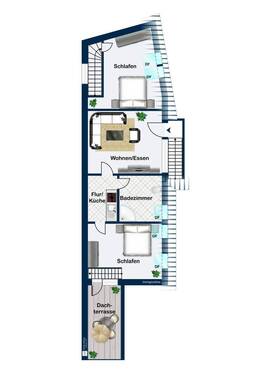 Obergeschoss Gästehaus - 