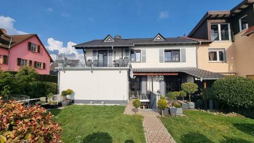 Gartenseite - 7 Zimmer Doppelhaushälfte in Oestrich-Winkel