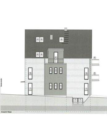 Niederstr. Ansicht West - 