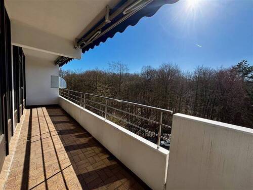 Balkon zur Südseite - 