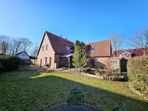Ansicht Garten - Einfamilienhaus zum Kaufen in Cloppenburg