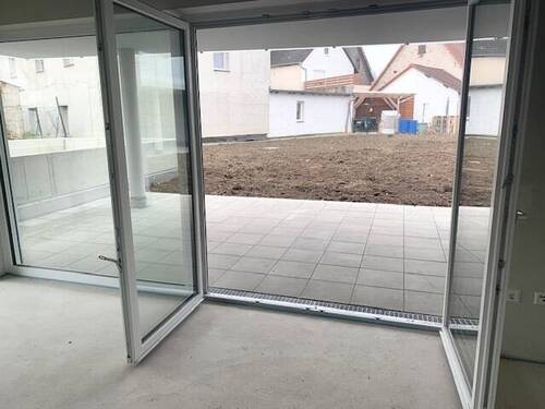 Blick auf die Terrasse - 