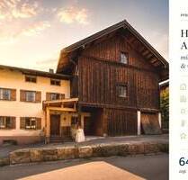 Historisches Allgäuer Wohnhaus mit unverbaubarem Alpenpanorama, großer Tenne und außergew. Entwicklungspotential. - Pfronten Kappel