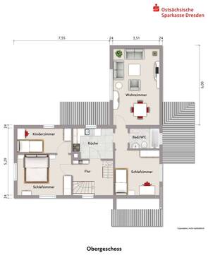 Obergeschoss - 
