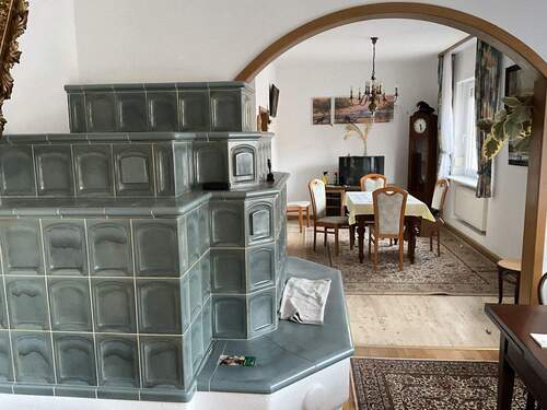 Kachelofen Blick zum Esszimmer - 