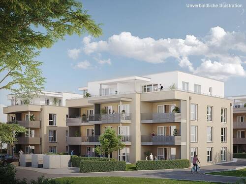 Unverbindliche Illustration: Haus 5 - 3 Zimmer Etagenwohnung zum Kaufen in Winnenden