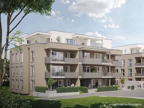 Unverbindliche Illustration: Haus 1 - 3 Zimmer Etagenwohnung in Winnenden