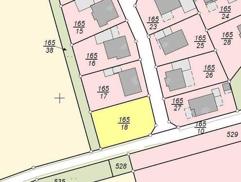 Baugrundstück Bemboom Nikolaus-Groß-Str. 1 Katasterplan kl.jpg - Attraktives Baugrundstück für ein Einfamilien- oder Doppelhaus!