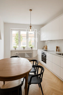 Beispiel Küche - Etagenwohnung mit 33,80 m² in Düsseldorf zum Kaufen