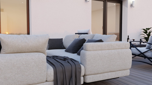 W2_Terrasse.png - Etagenwohnung mit 77,10 m² in Trier zum Kaufen