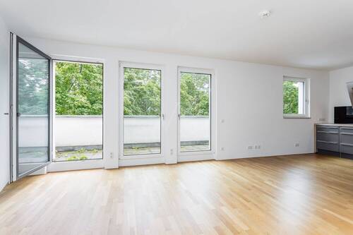 Wohnbereich mit Zugang zur Terrasse - 