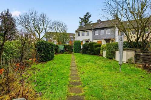 Garten - Reihenmittelhaus mit 125,00 m&sup2; in Hilden zum Kaufen