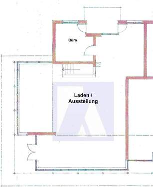 EG-farbig Kopie.jpg - 2 Zimmer Gewerbeobjekt (Büro, Produktion, Verkauf) in Meckenbeuren