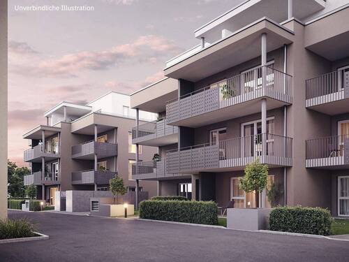 Unverbindliche Illustration: Innenhof - 