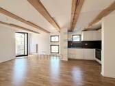 Wohnbereich Balkonzugang - Etagenwohnung mit 55,00 m&sup2; in Nauen zur Miete
