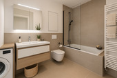 Badezimmer - Etagenwohnung mit 110,00 m² in München zum Kaufen