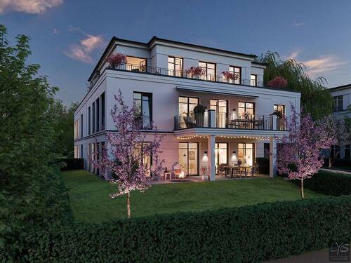 Stadtvilla Müllenhoffweg großzügige EG Wohnungen - Reserviert ! Erdgeschosswohnung mit überdachter Terrasse und Süd-Garten
