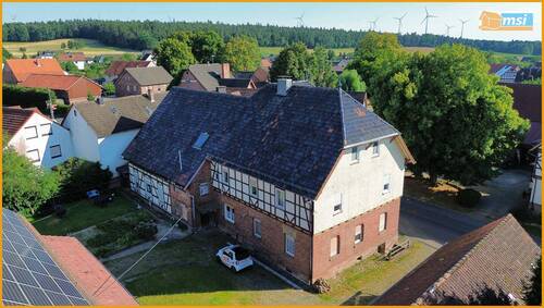Luftansicht - IDEALES 'HANDWERKERHOTEL' AN DER A49! KEINE KÄUFERPROVISION