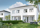 Visualisierung_Rückansicht - 4 Zimmer Doppelhaushälfte zum Kaufen in Beelitz