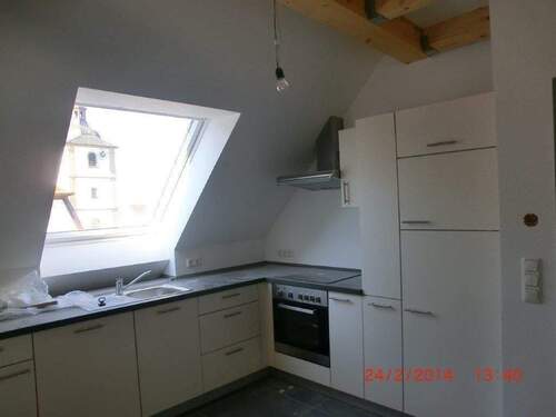 Einbauküche - Etagenwohnung mit 80,20 m&sup2; in Euerbach zur Miete
