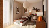 Schlafzimmer mit direktem Zugang zur Dachterrasse - 